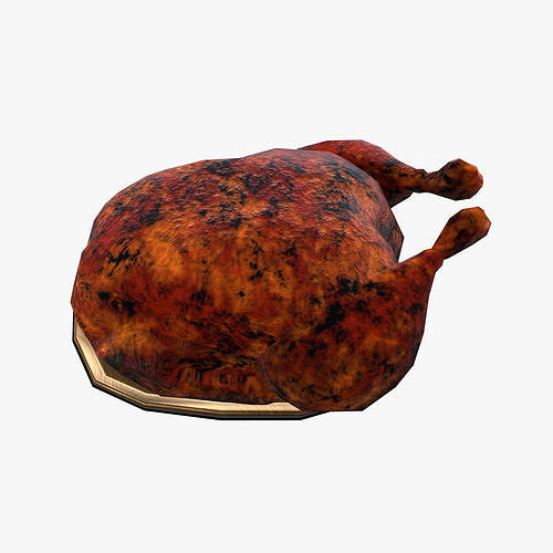 Chicken Low-poly 3D model