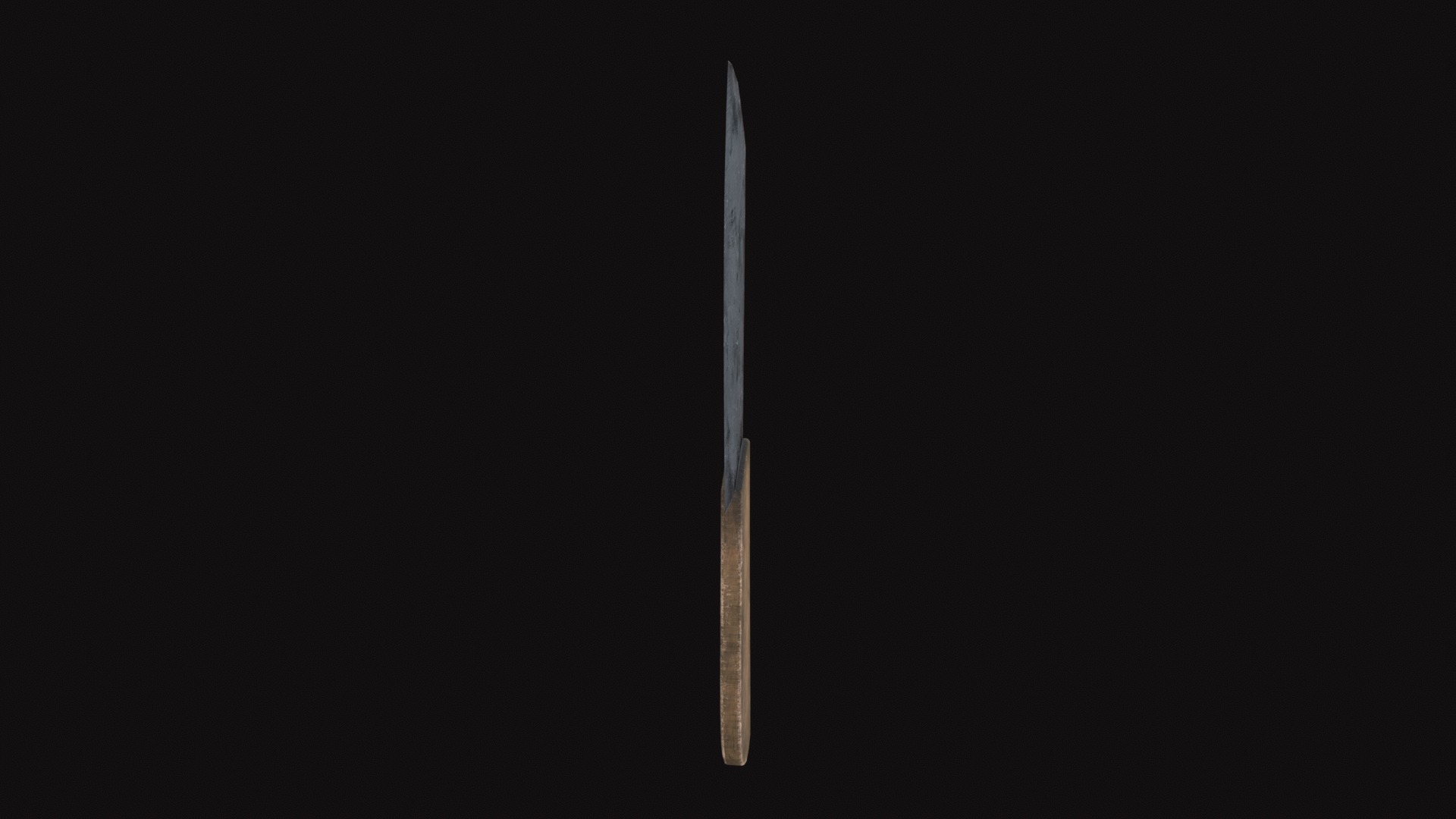 Knife Low-poly 3D model_5