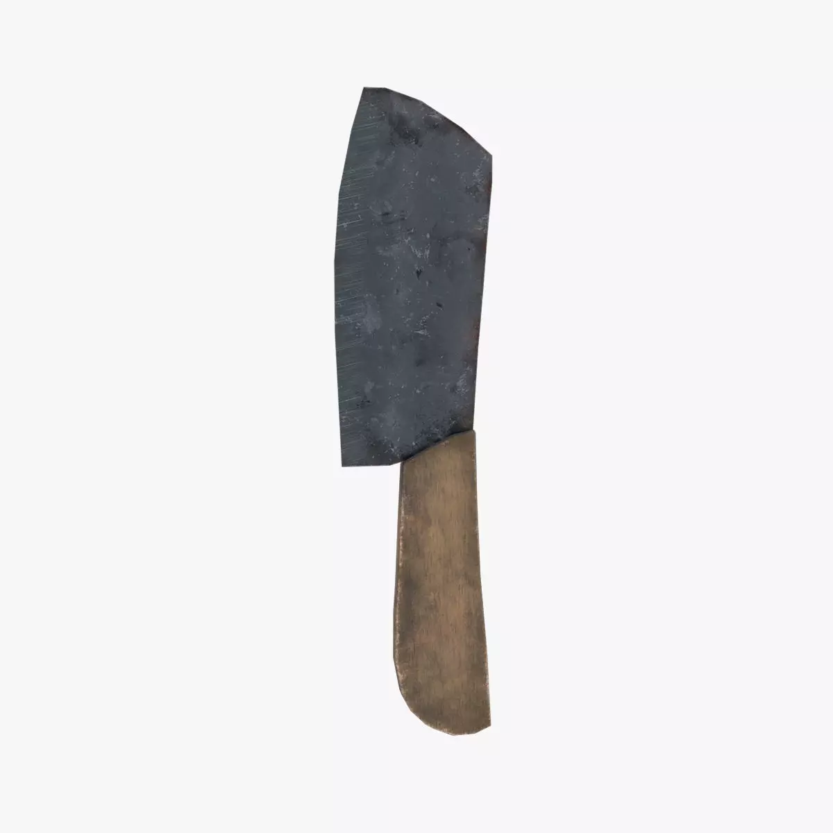 Knife Low-poly 3D model_0