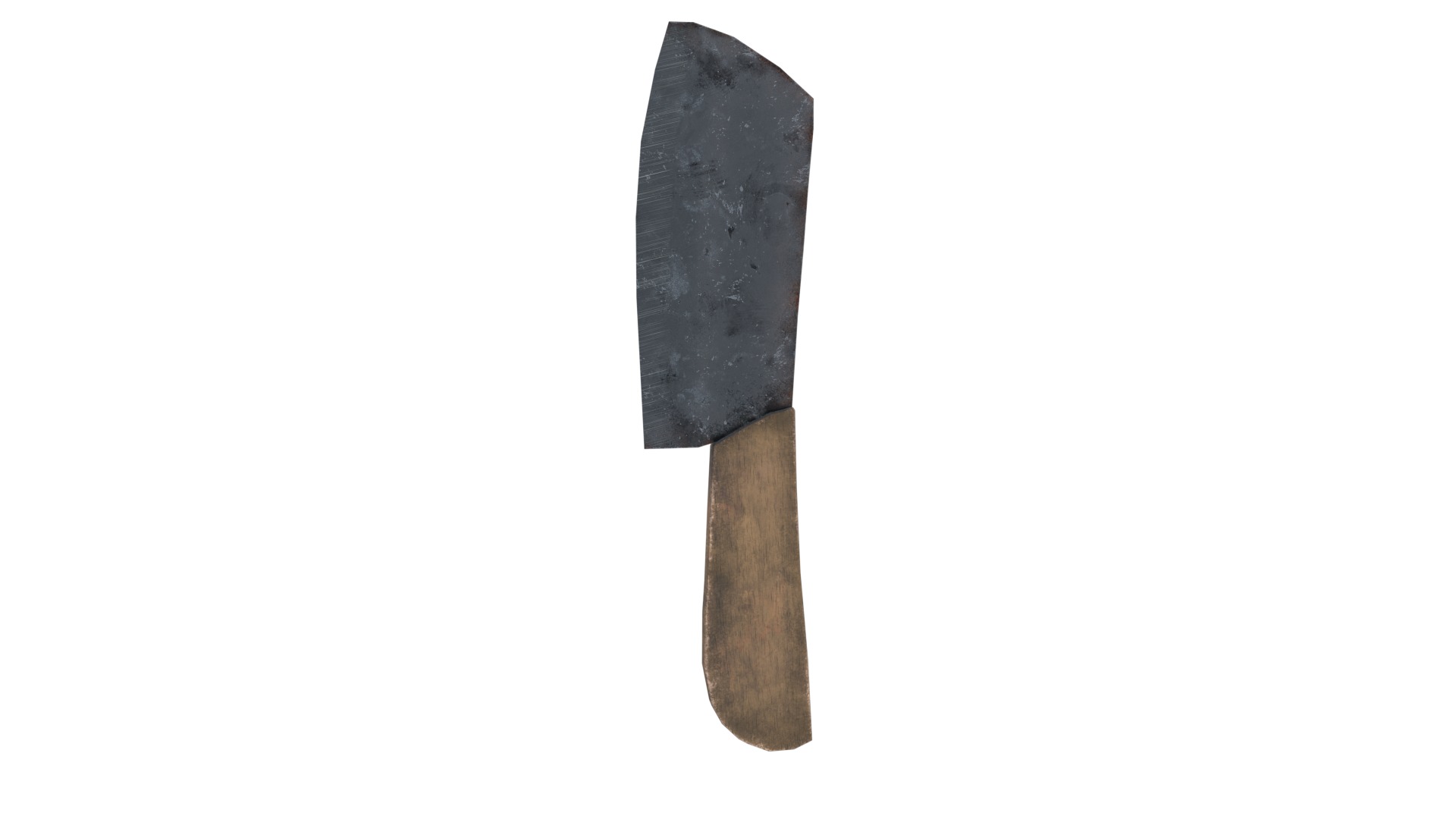 Knife Low-poly 3D model_8