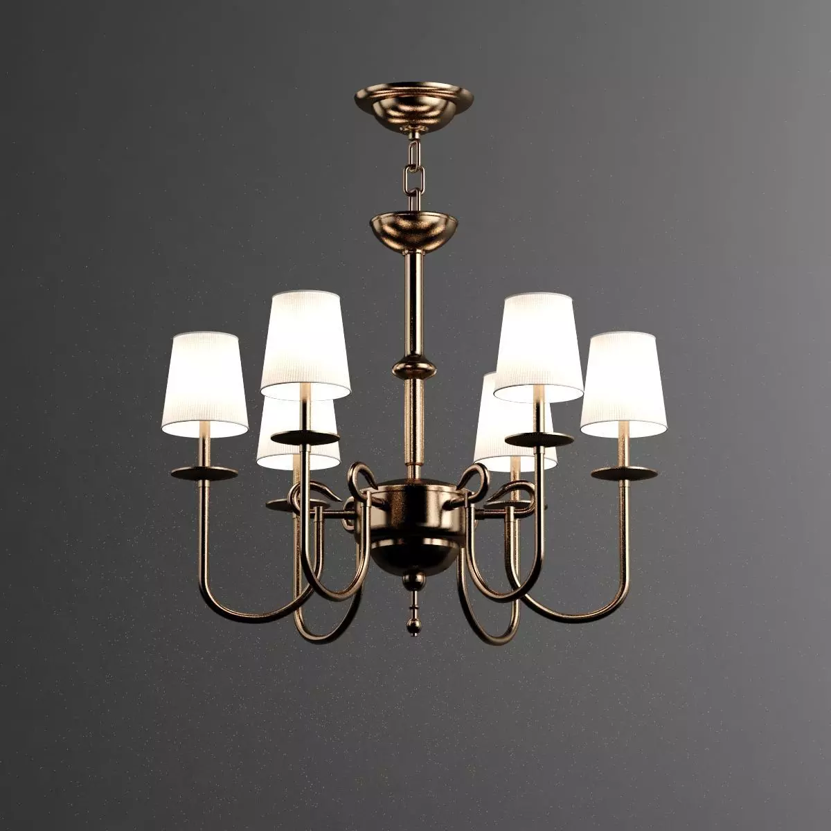 Ceiling light 3D model_0