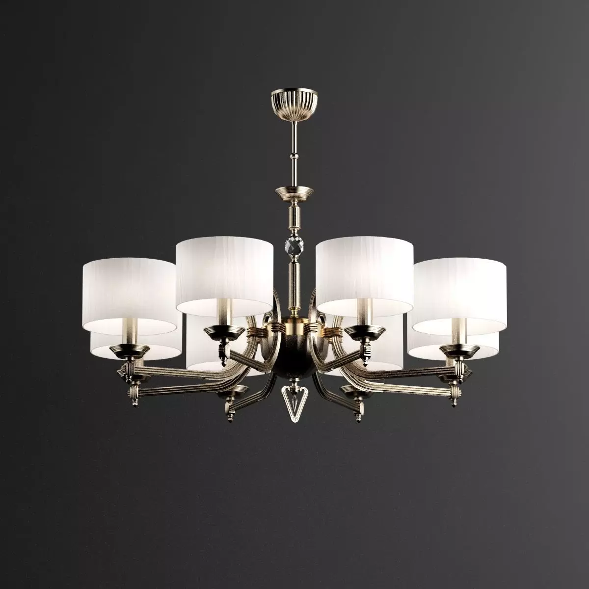 Ceiling light 3D model_0