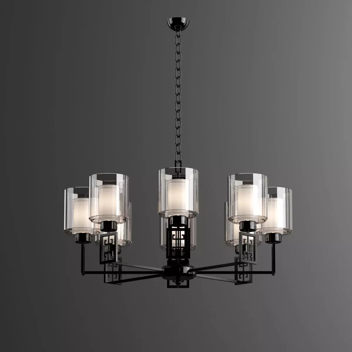 Ceiling light 3D model_0
