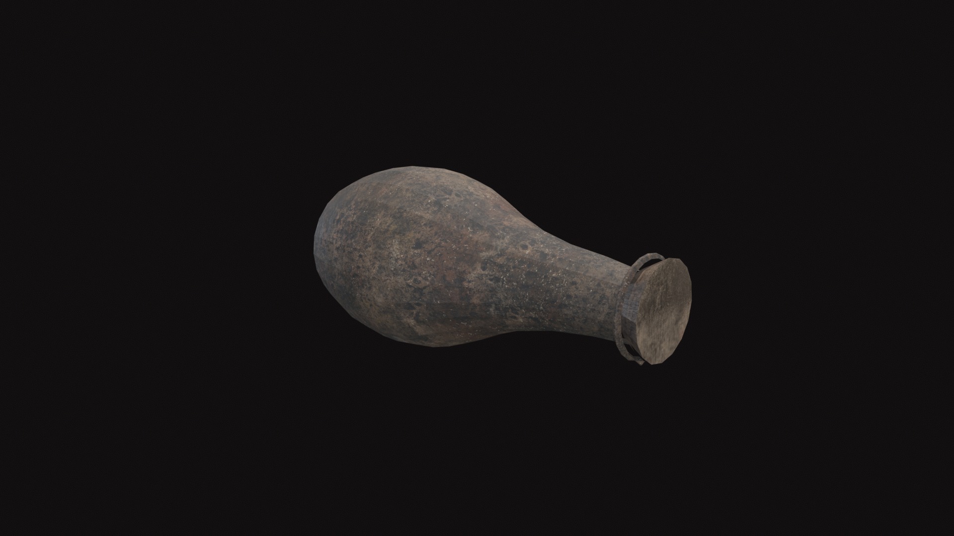 Medieval Pot V04 Low-poly 3D model_2