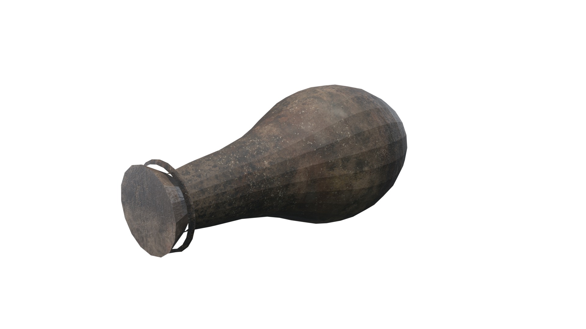 Medieval Pot V04 Low-poly 3D model_8