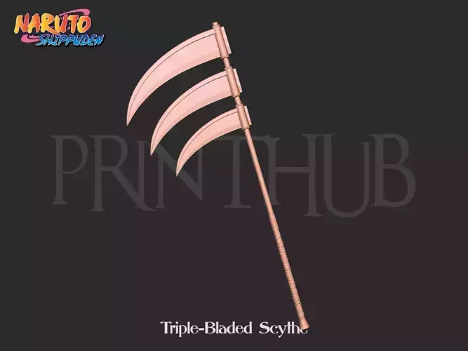 Naruto - Hidan scythe  3D print model