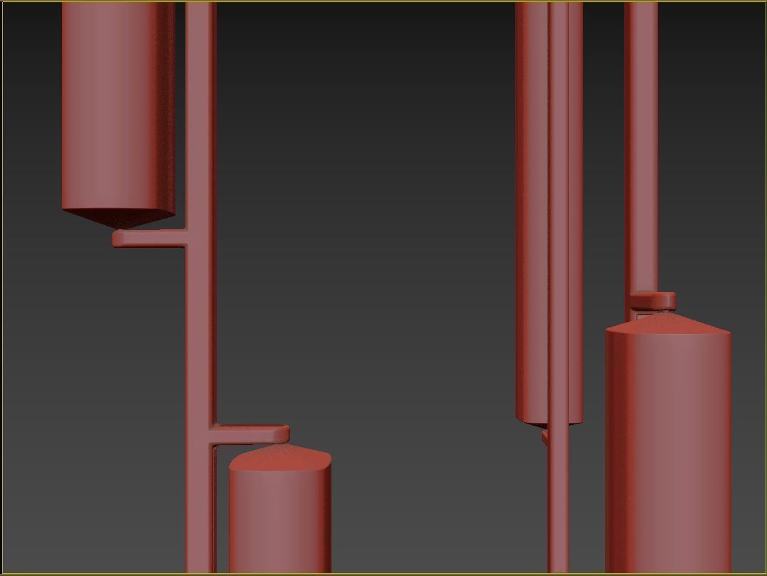 RH Audubon Round Chandelier 24 3D model_14