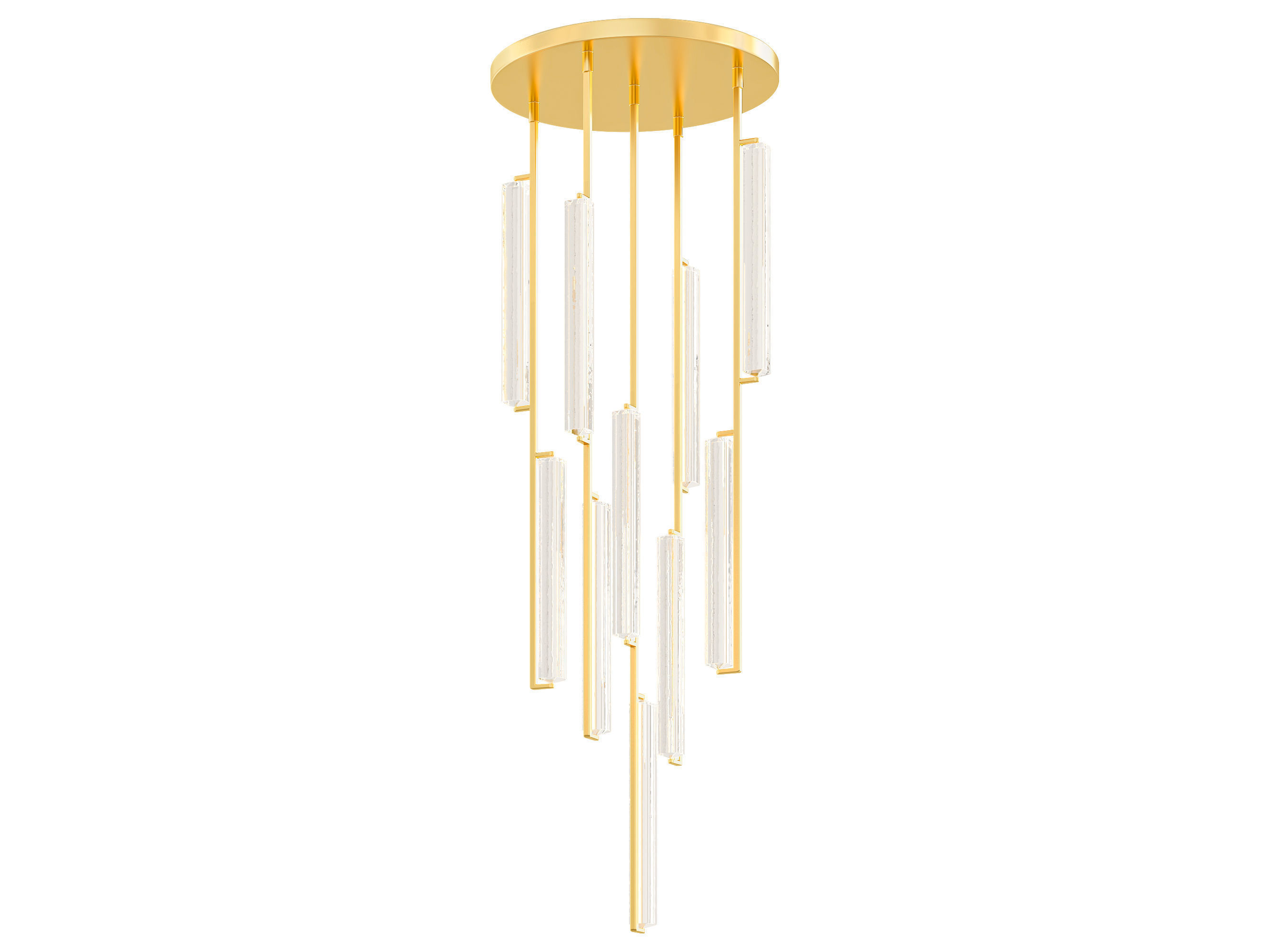 RH Audubon Round Chandelier 24 3D model_2