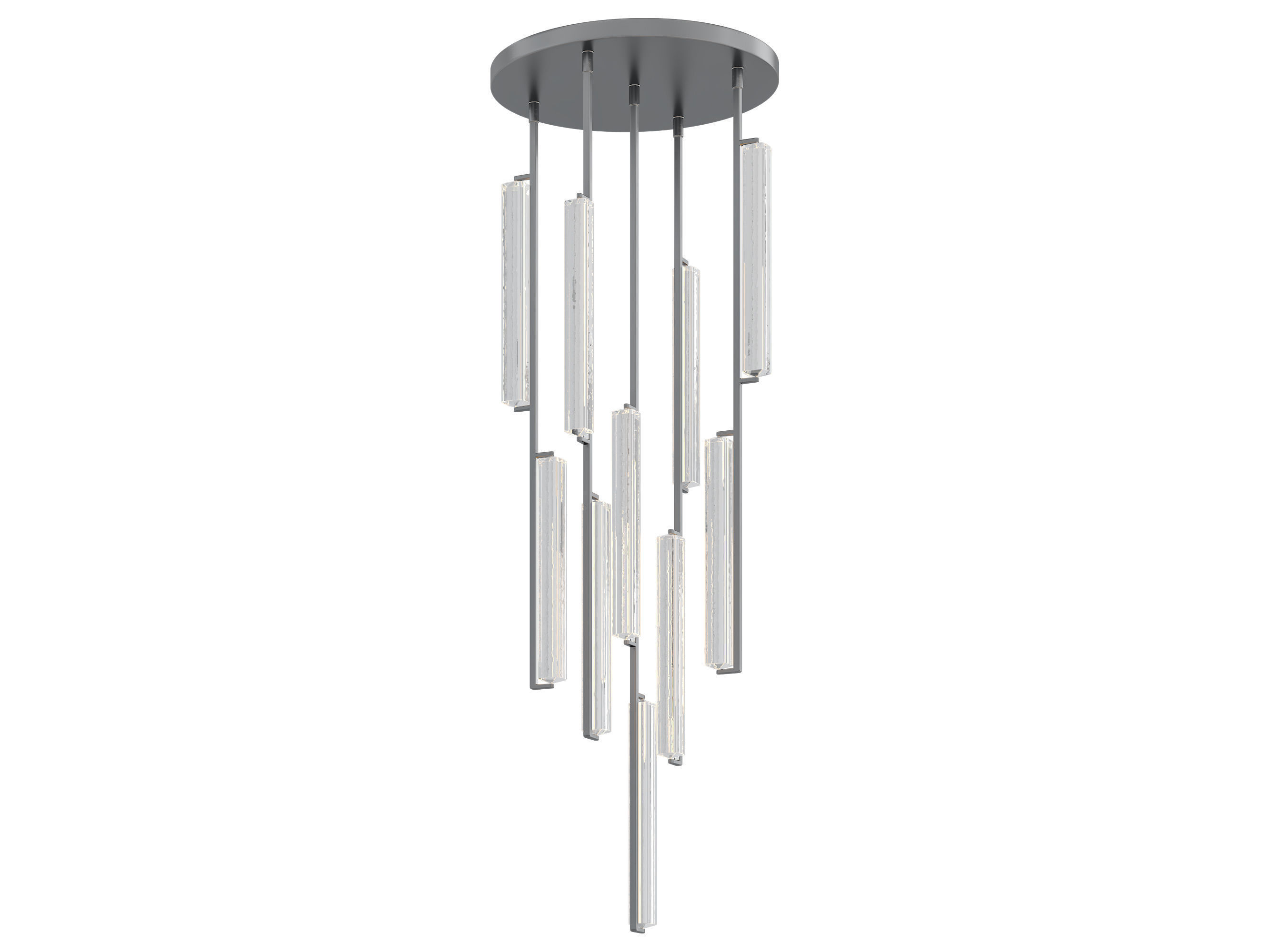 RH Audubon Round Chandelier 24 3D model_4