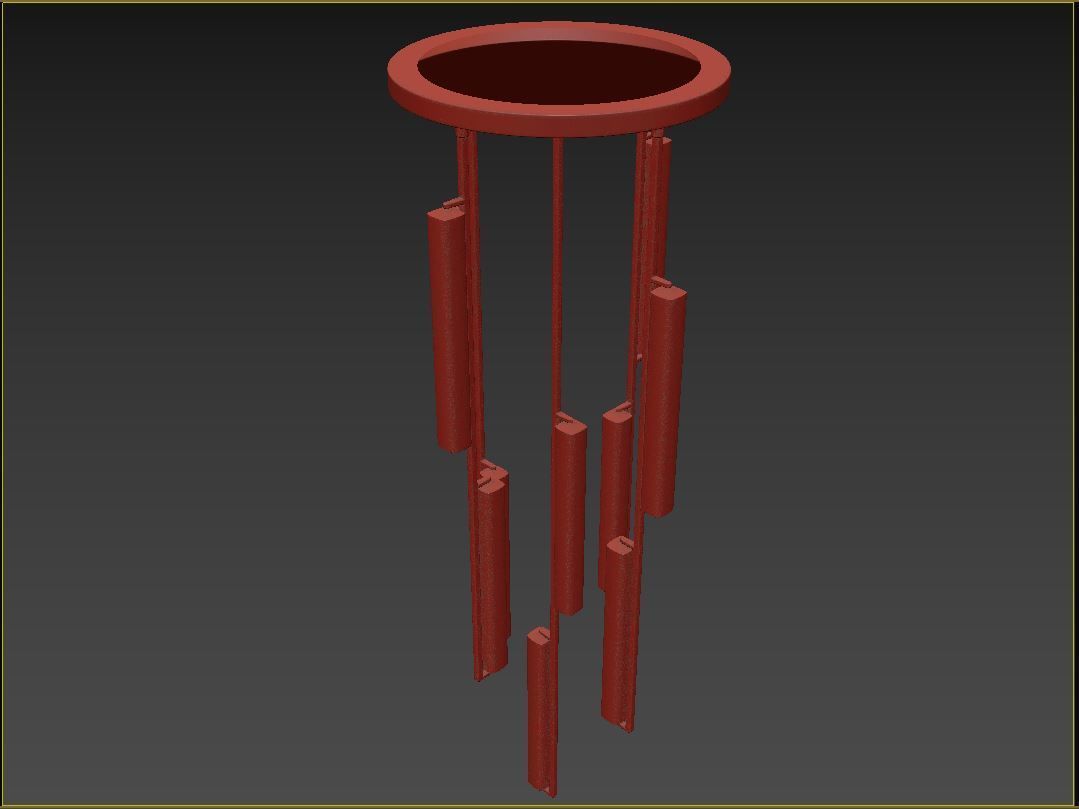 RH Audubon Round Chandelier 24 3D model_9