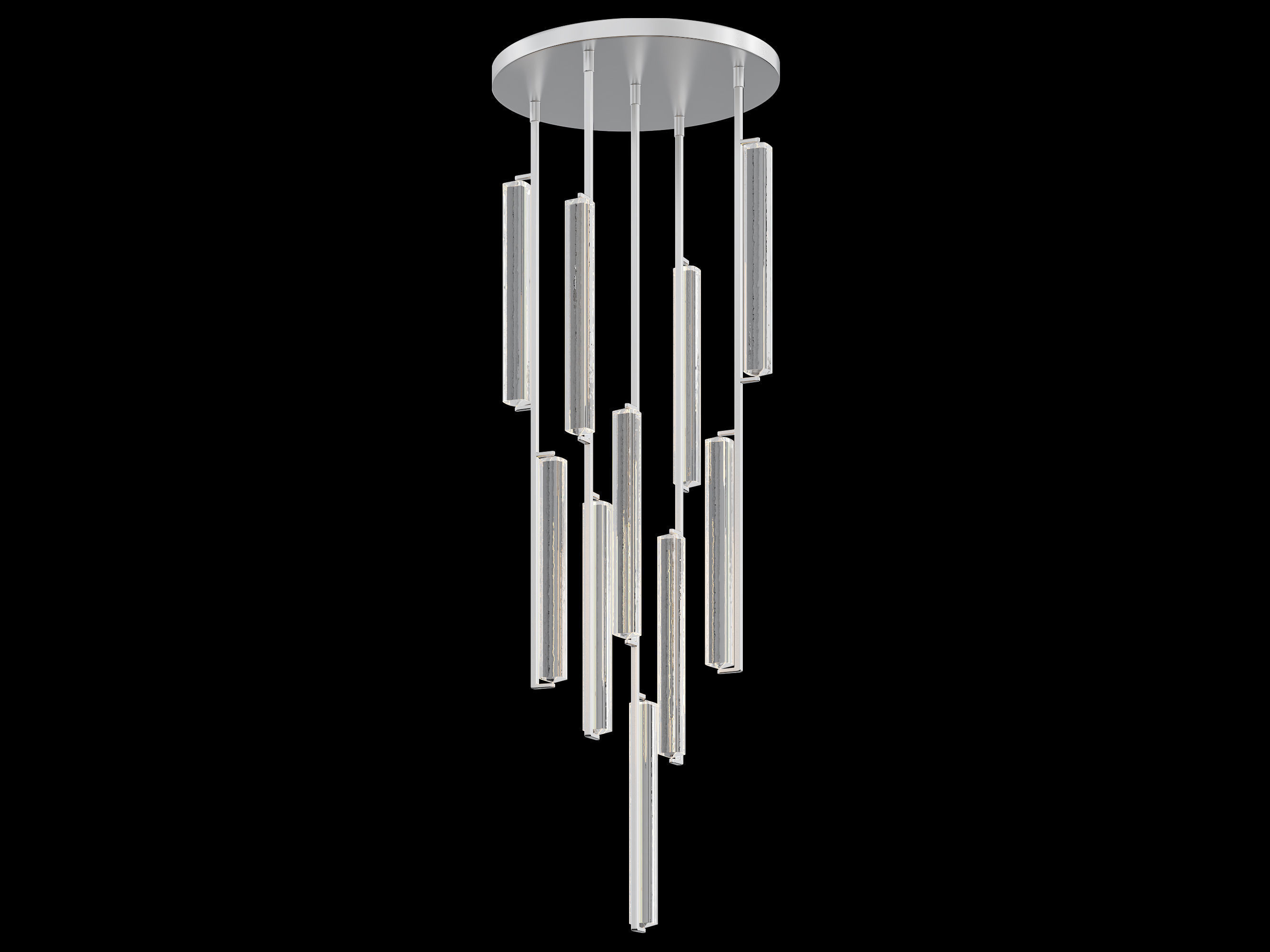 RH Audubon Round Chandelier 24 3D model_5
