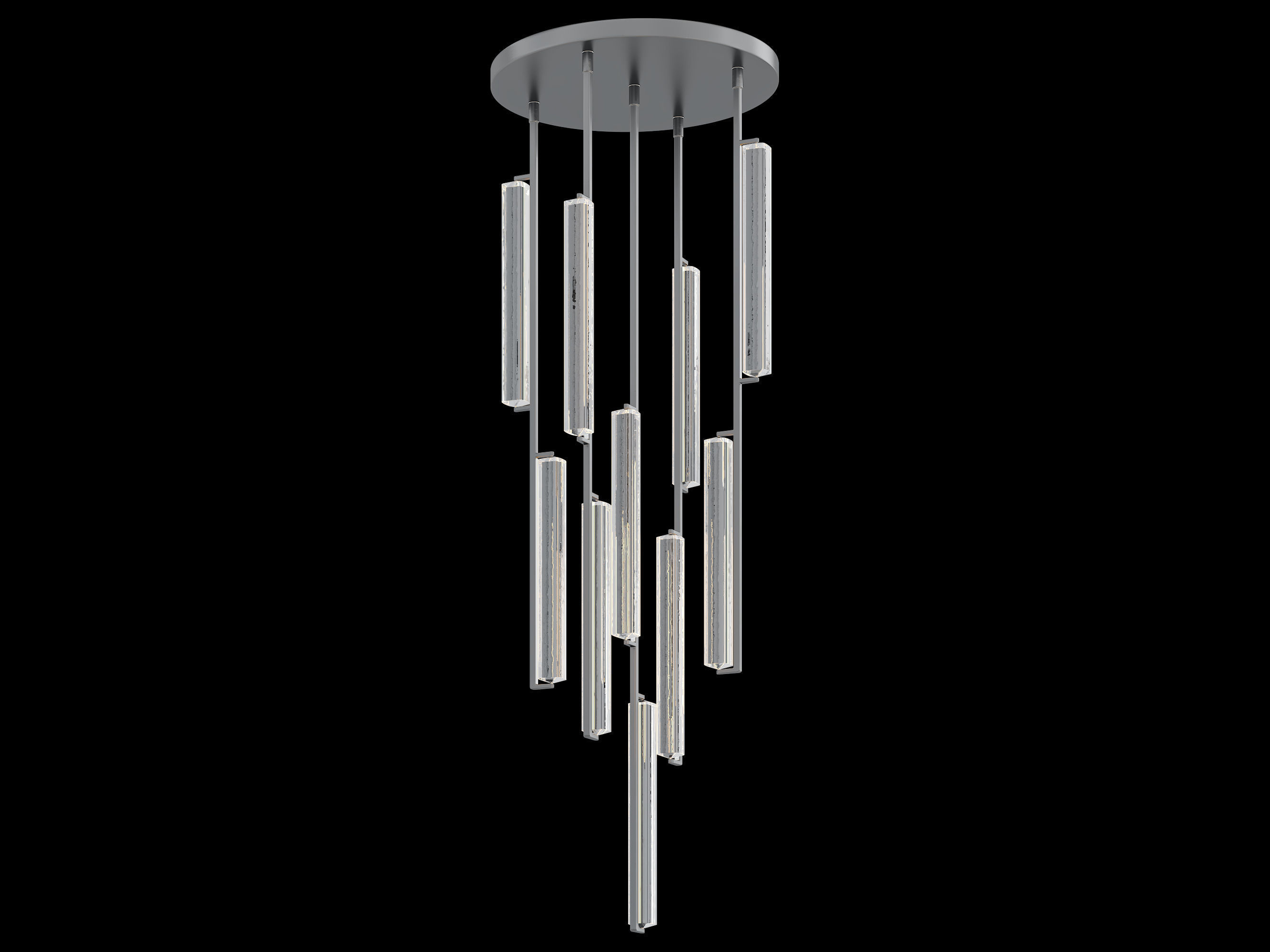 RH Audubon Round Chandelier 24 3D model_6