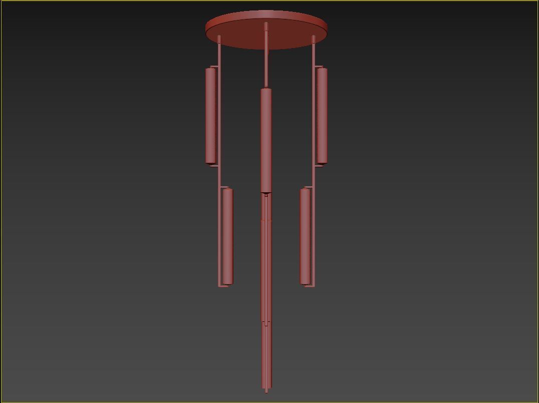 RH Audubon Round Chandelier 24 3D model_12