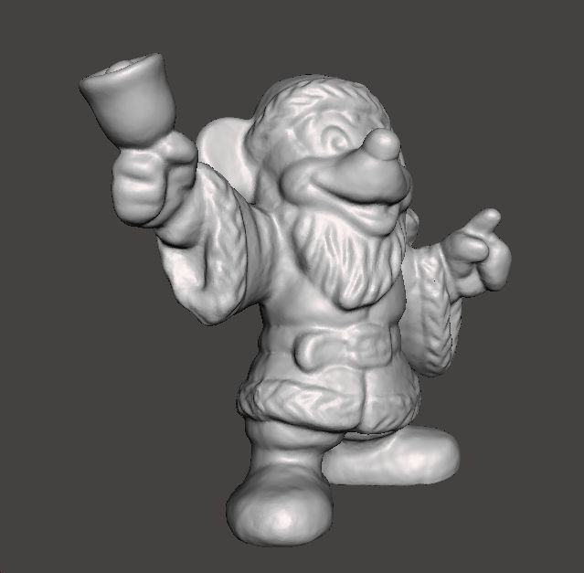 MICKEY SANTA CLAUS CHRISTMAS VINTAGE FIGURE STATUE ORNAMENT 3D print model_2