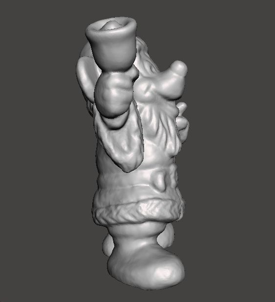 MICKEY SANTA CLAUS CHRISTMAS VINTAGE FIGURE STATUE ORNAMENT 3D print model_3