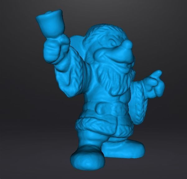 MICKEY SANTA CLAUS CHRISTMAS VINTAGE FIGURE STATUE ORNAMENT 3D print model_10