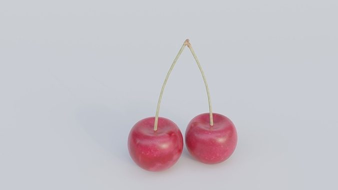 Cherry 3D model 4