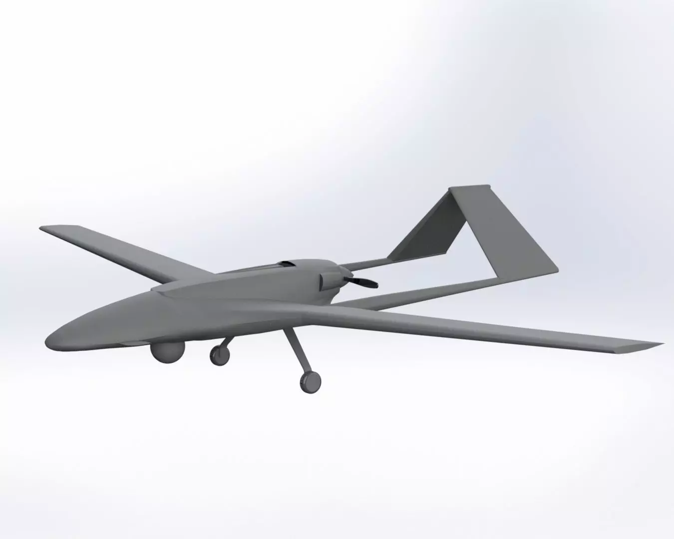 Bayraktar TB2 - Detailed 3D Model 3D print model_0