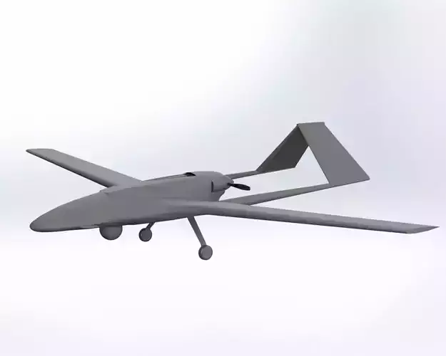 Bayraktar TB2 - Detailed 3D Model 3D print model