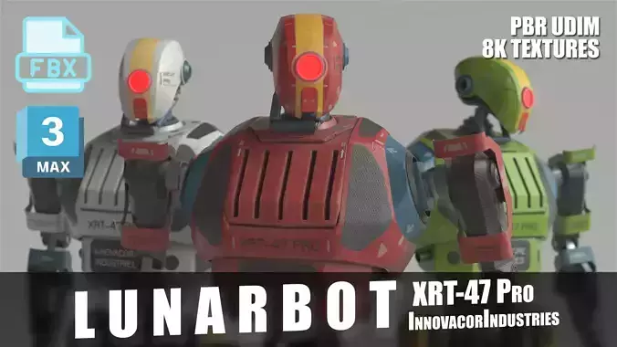 LunarBot 3D model
