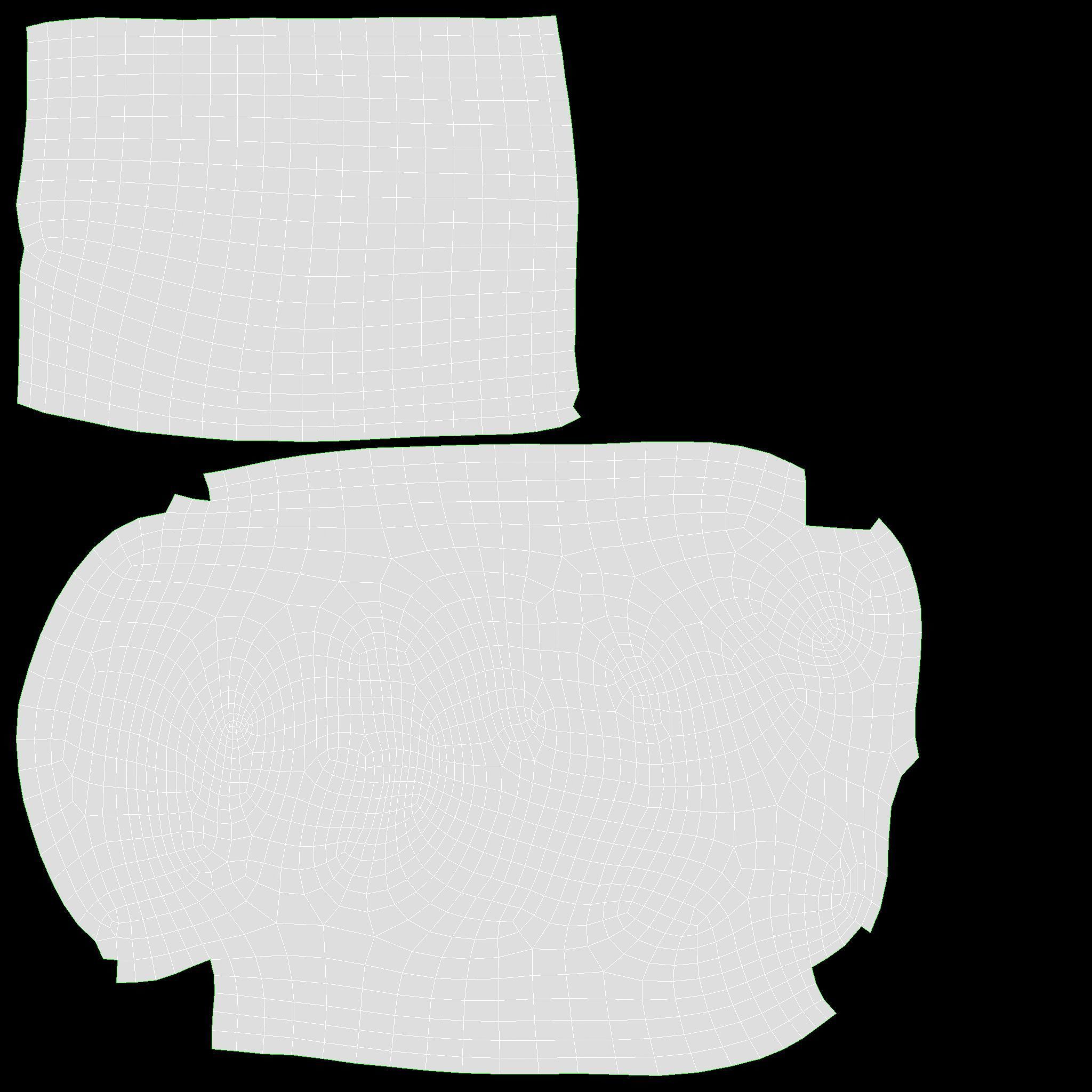 Apple bun Low-poly 3D model_11