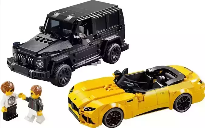 PixelBricks3D - LEGO Mercedes-AMG G 63 and SL 63 Set 