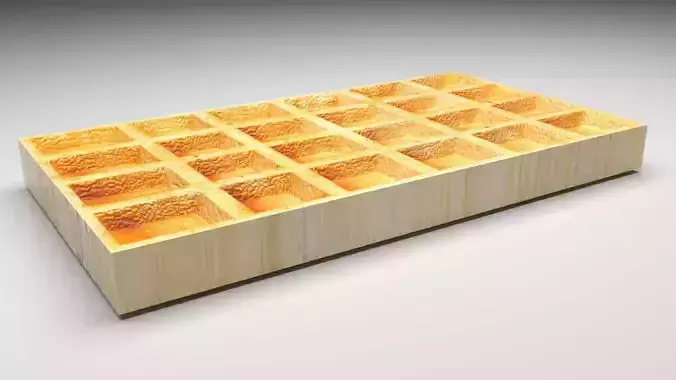 Belgian Waffle 3D model
