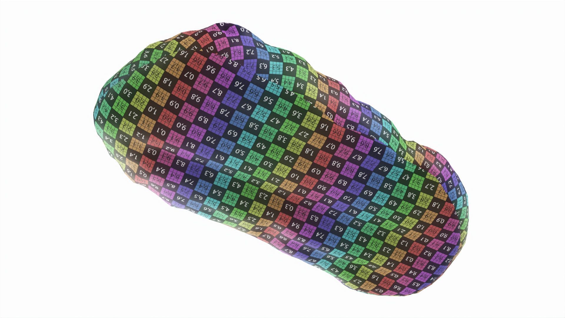 Breakfast bread 02 Low-poly 3D model_9