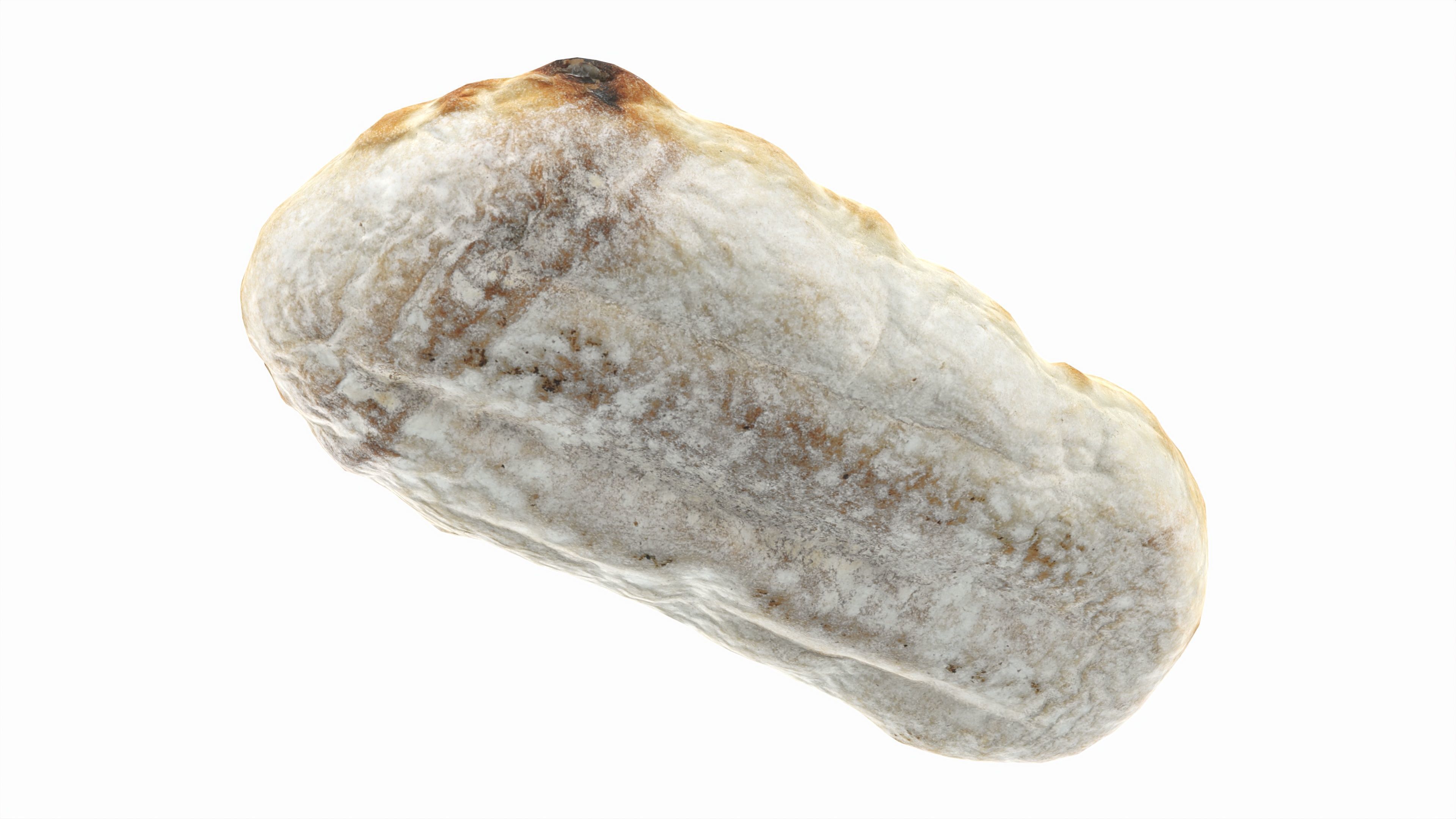 Breakfast bread 02 Low-poly 3D model_3