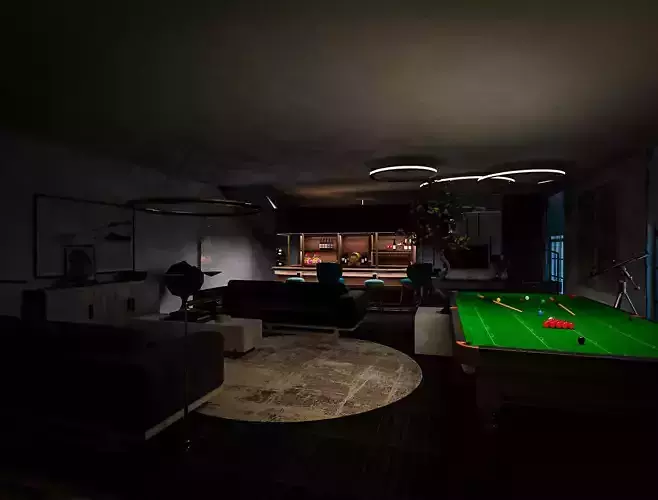 Modern Game Room