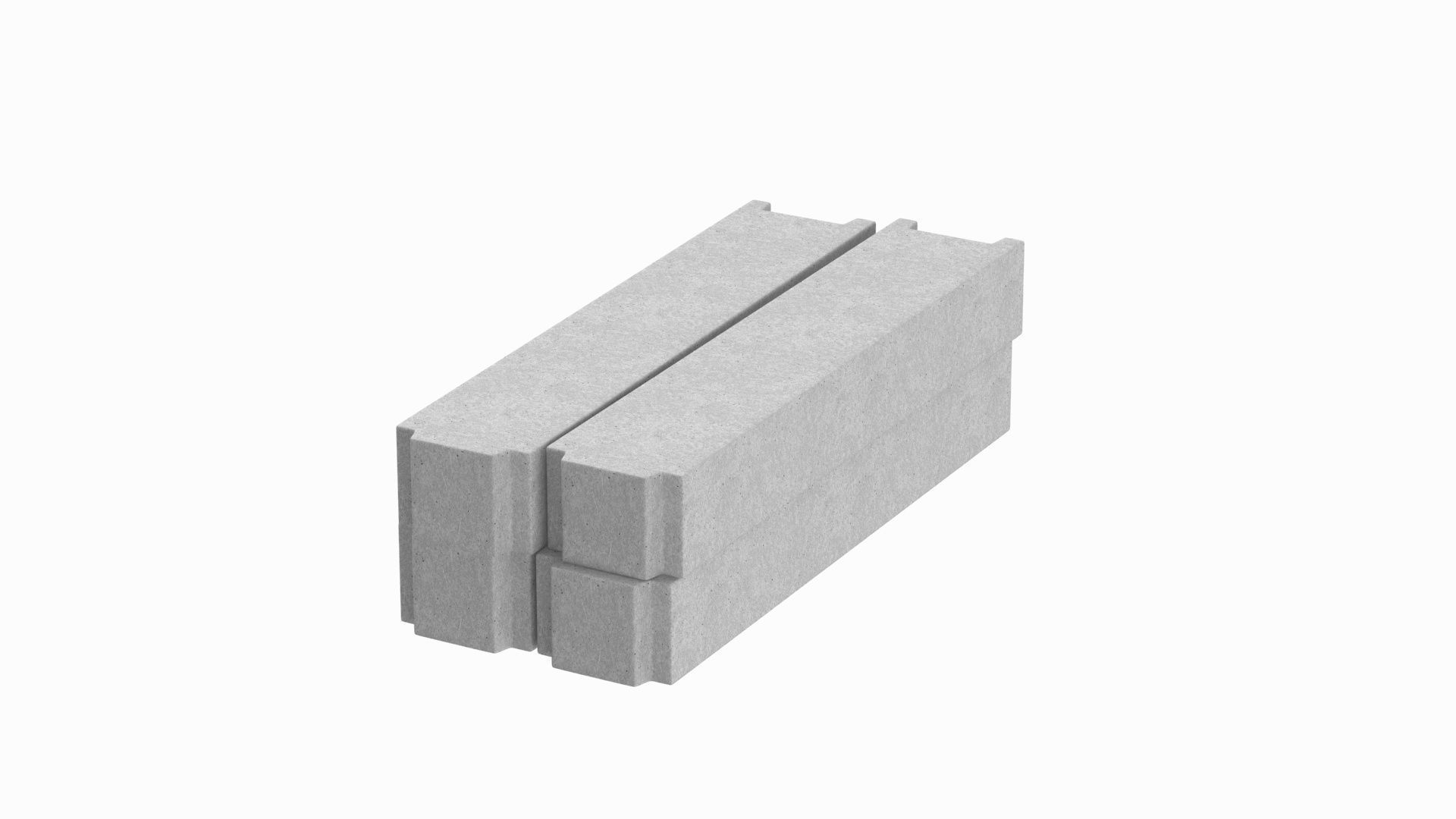 Concrete Blocks 3D model_3