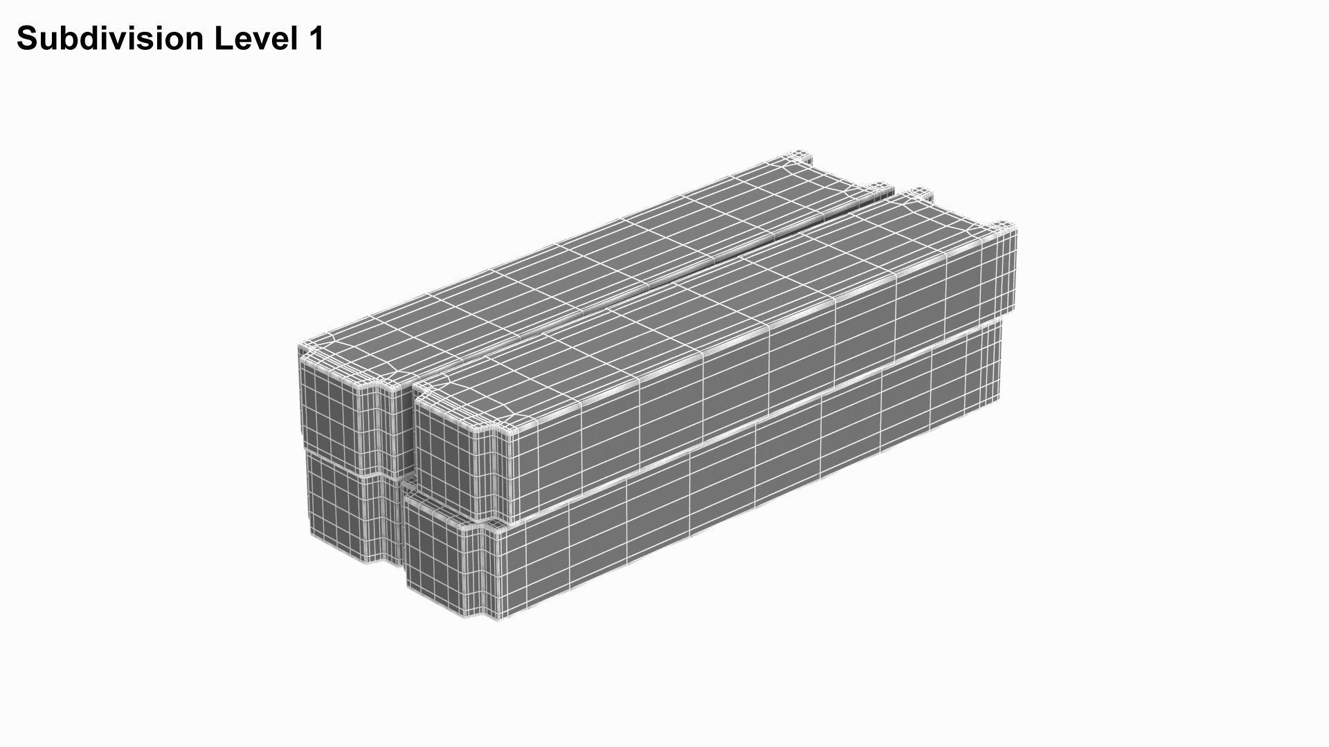 Concrete Blocks 3D model_7