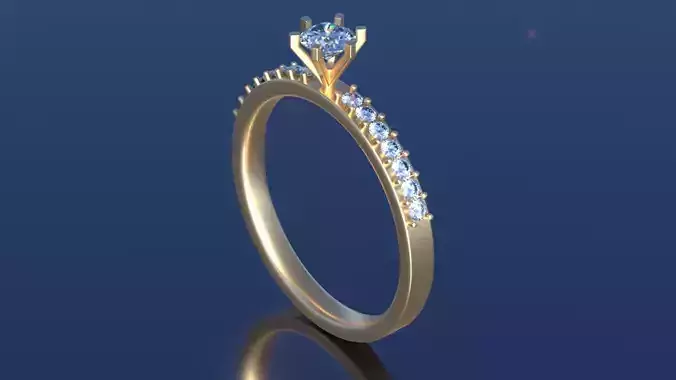 The Crowned Ring 3D model