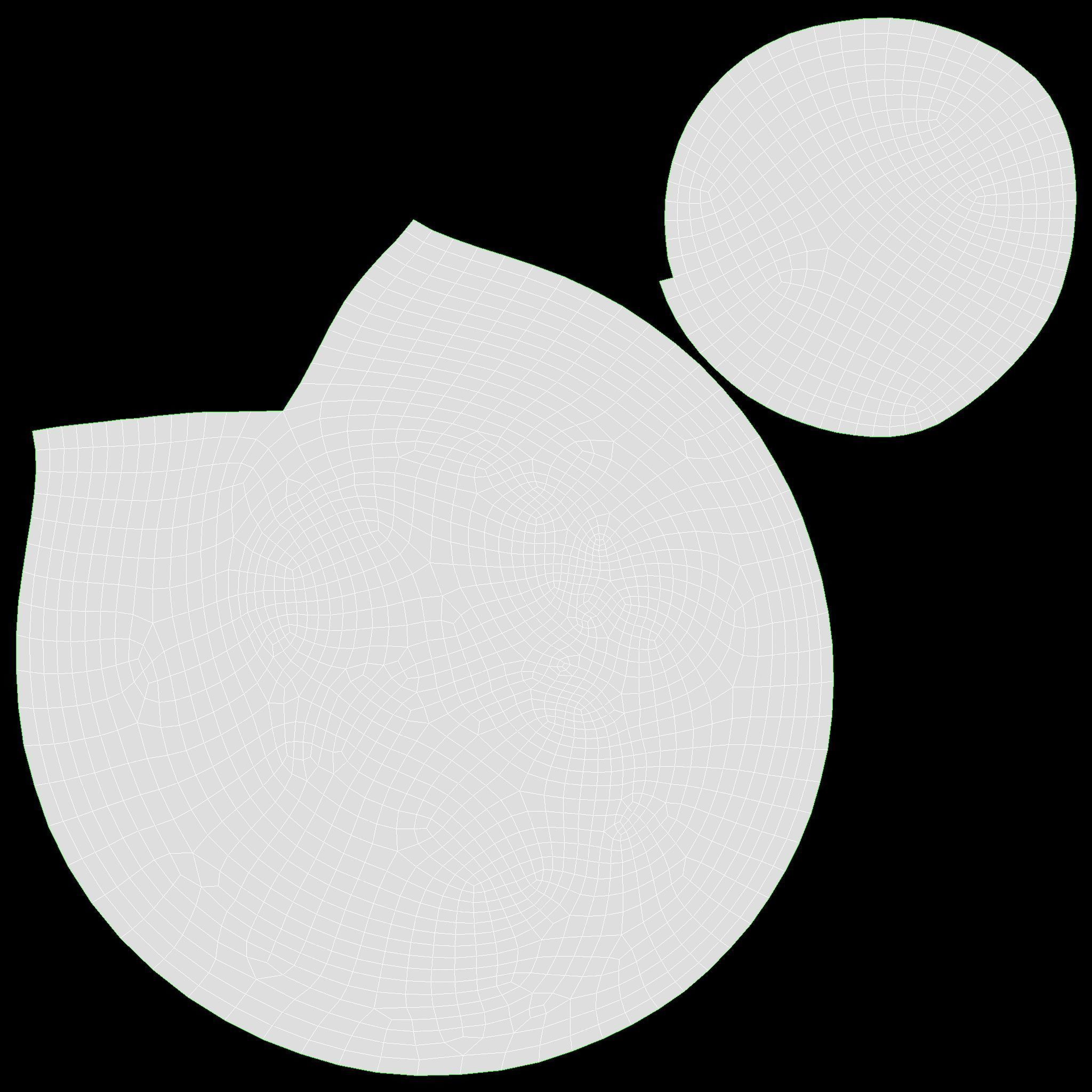 Breakfast bread round Low-poly 3D model_10