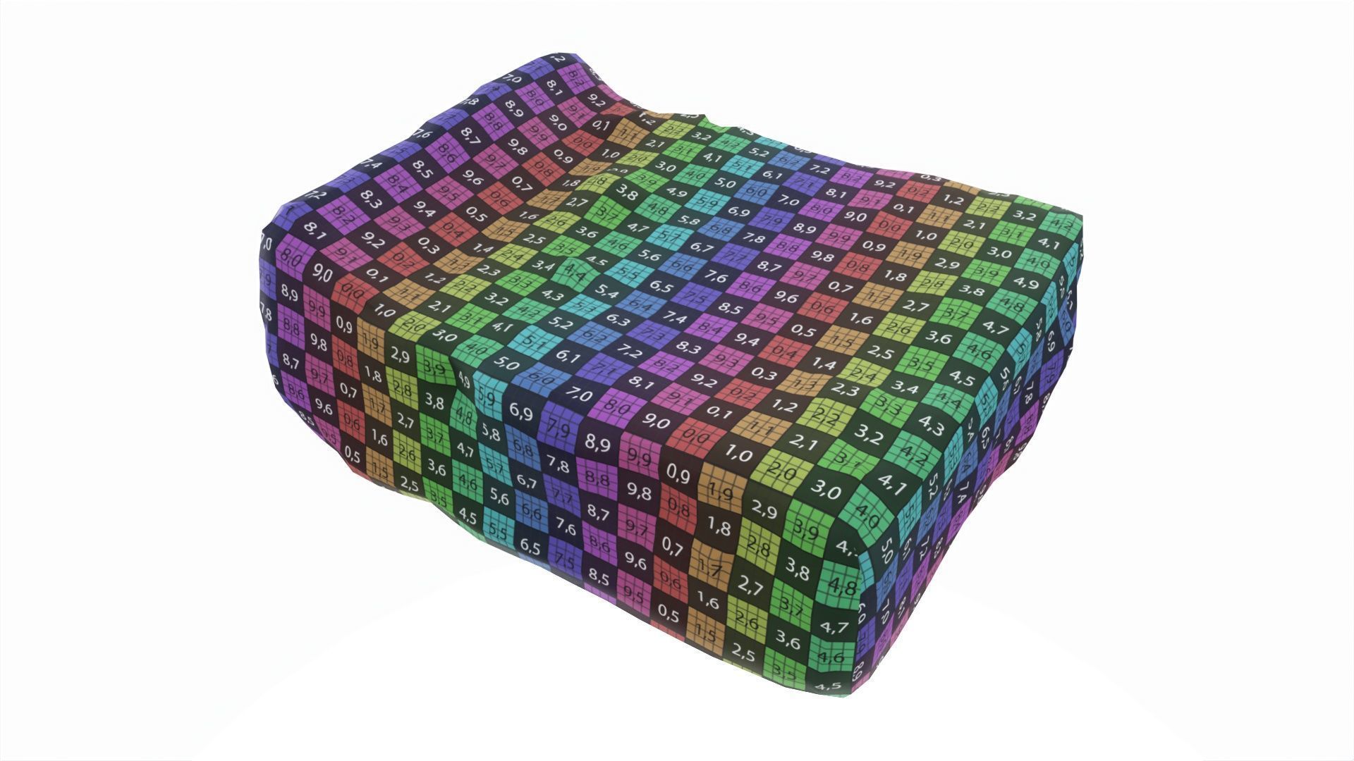 Cheesecake piece Low-poly 3D model_8