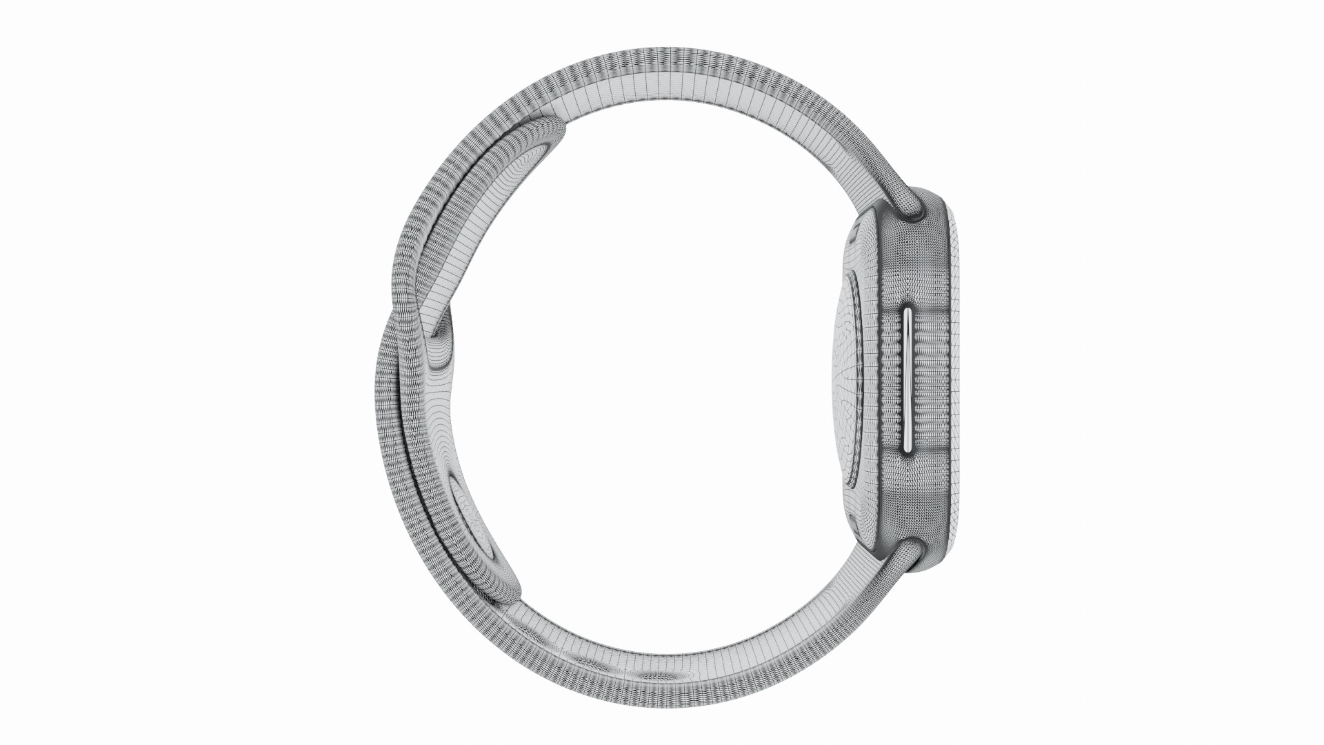 Apple Watch 8 Series - Starlight Aluminium case 3ds Max 3D model_9