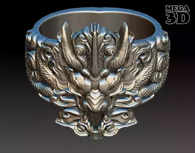 Dragon Ring 08 241116 3D print model