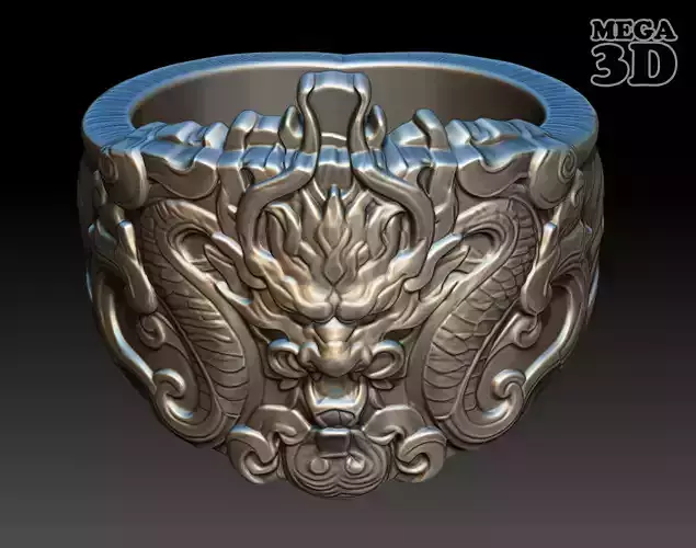Dragon Ring 07 241116 3D print model