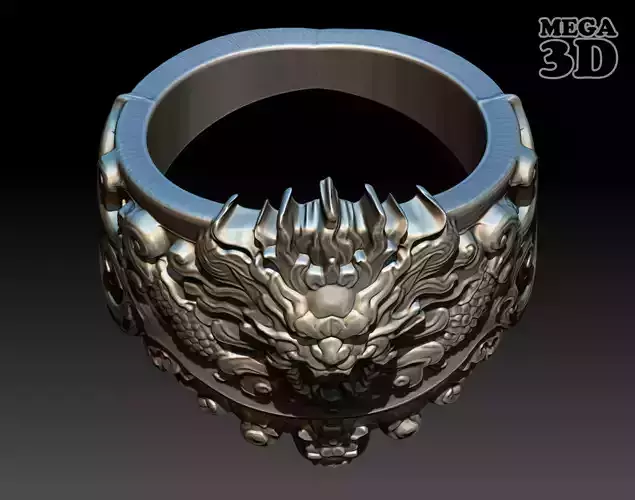 Dragon Ring 01 241116 3D print model
