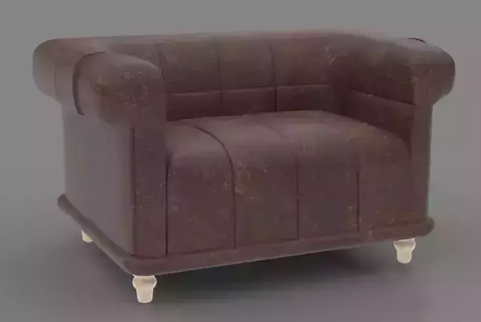 armchair and wardrobe 3d rhino