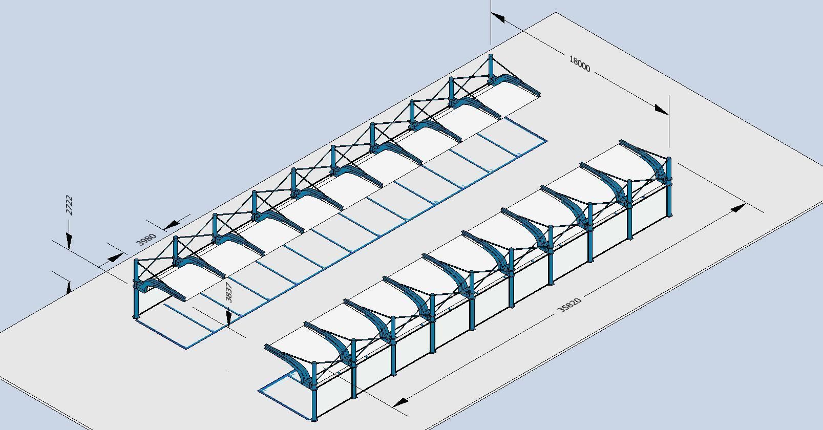 3D Parking Model Free low-poly 3D model_11