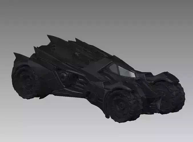 Batmobile Arkham Knight One12 Scale 1-12  - Mezco Mafex Figuarts 3D print model