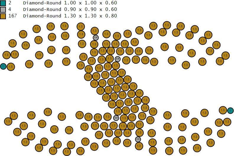 Custom Hermes Link Diamond Chain - Hermes Diamond Bracelet Link 3D print model_21