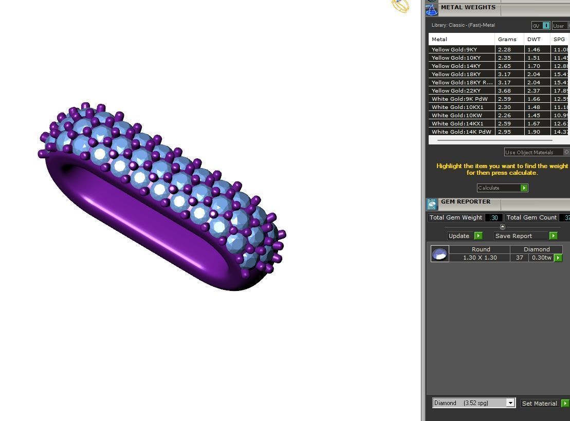 Custom Hermes Link Diamond Chain - Hermes Diamond Bracelet Link 3D print model_11