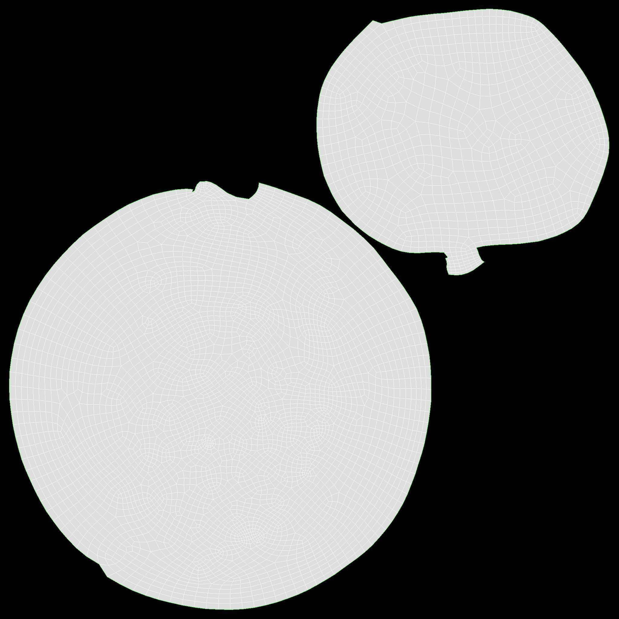 Roll with caramel and nuts Low-poly 3D model_10