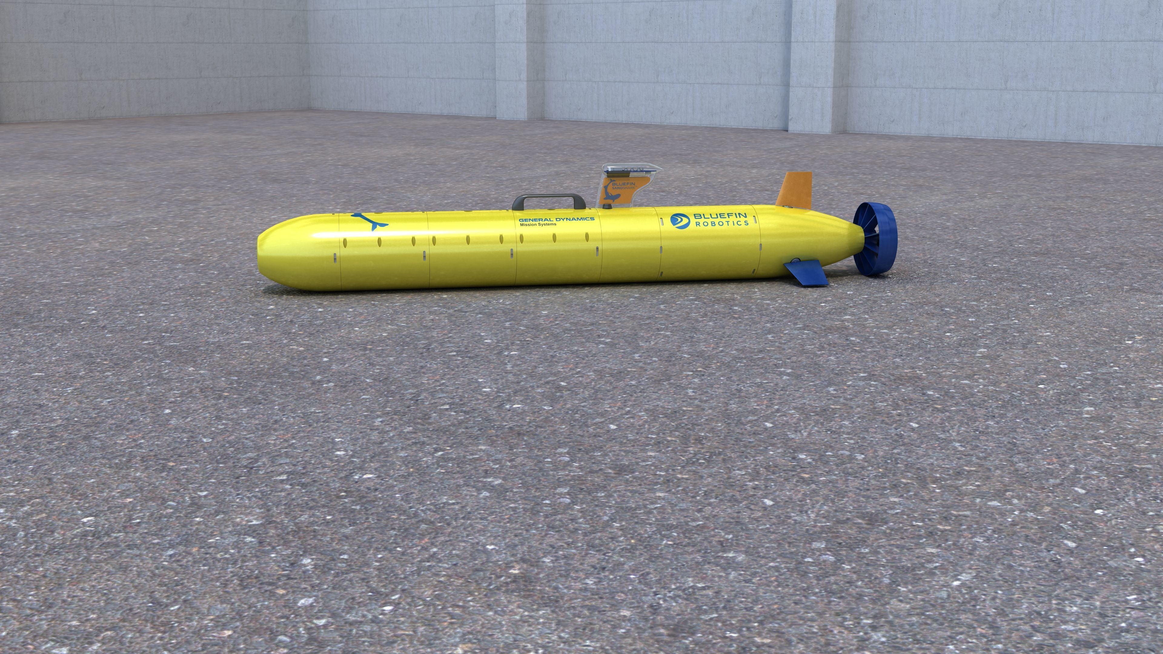 Bluefin SandShark AUV 3D model_5