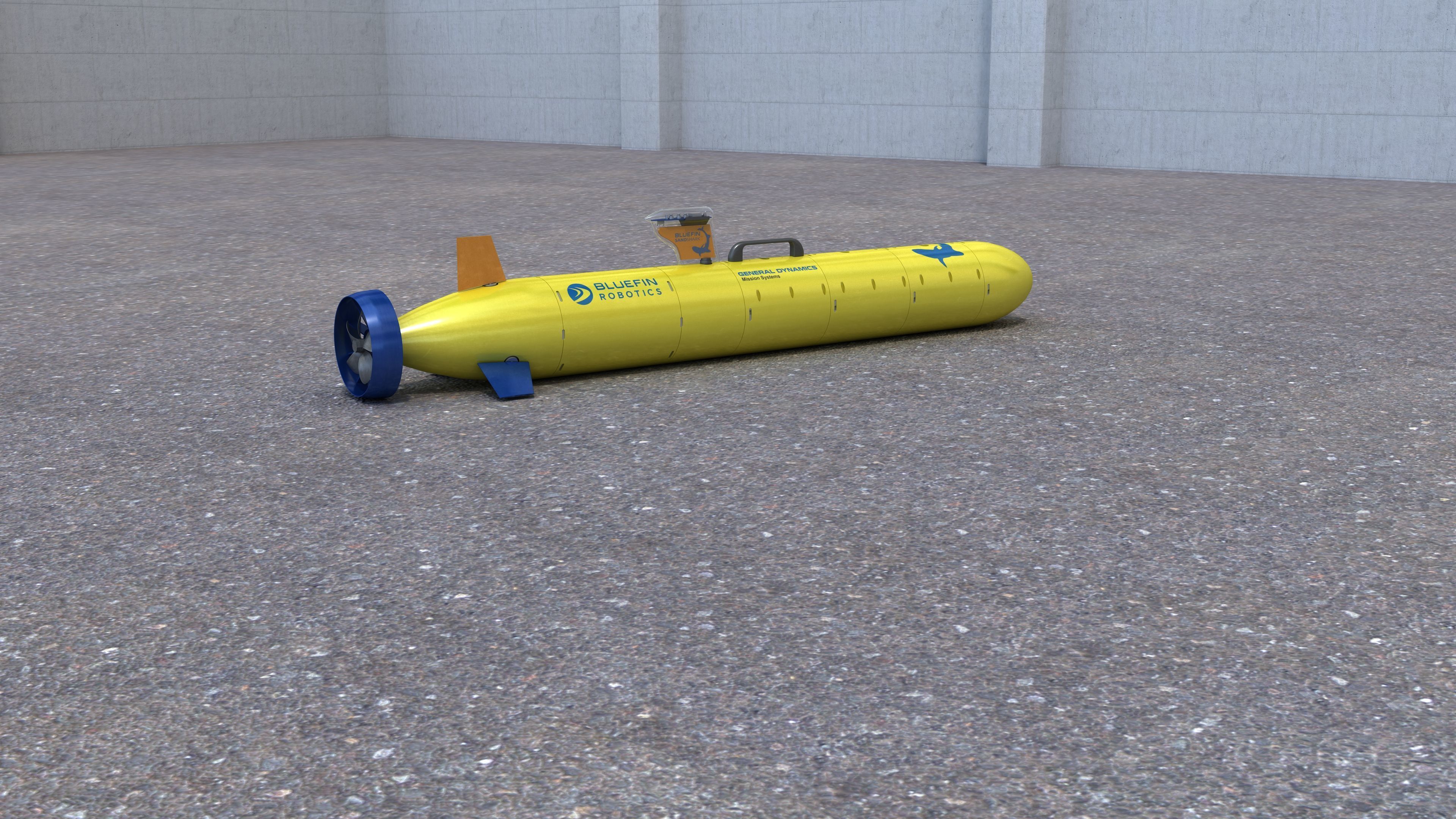 Bluefin SandShark AUV 3D model_3