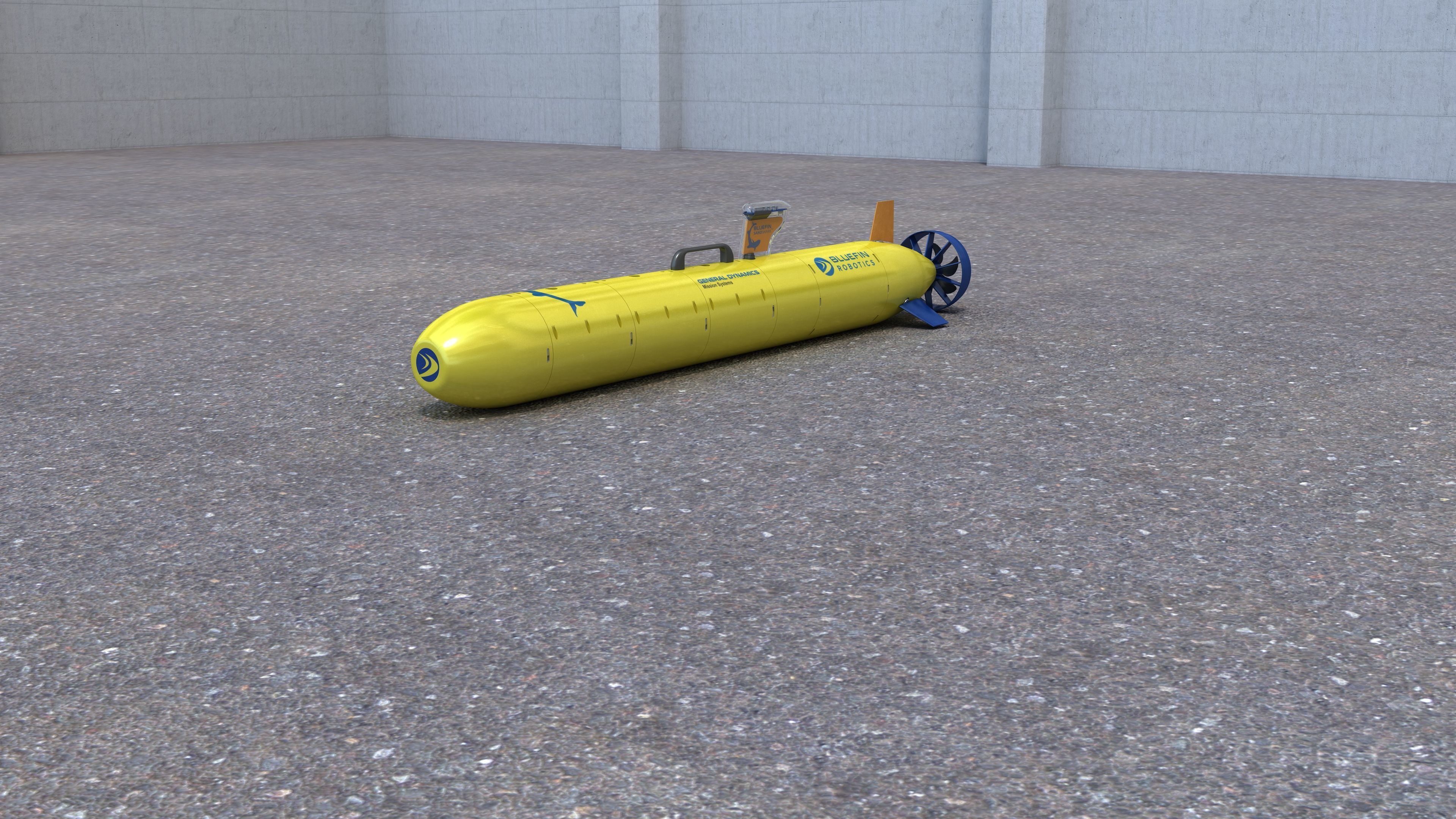 Bluefin SandShark AUV 3D model_2