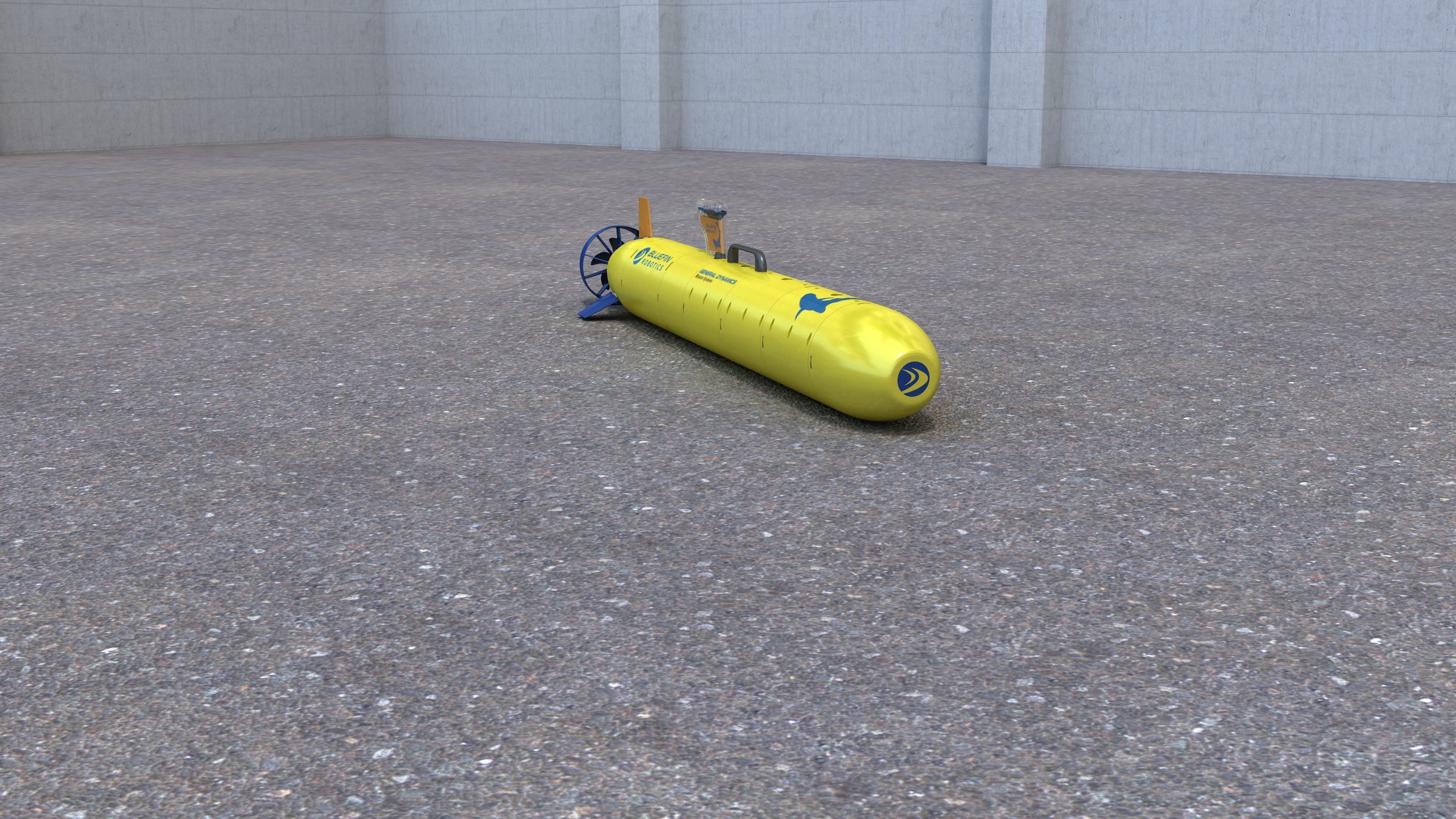 Bluefin SandShark AUV 3D model_1