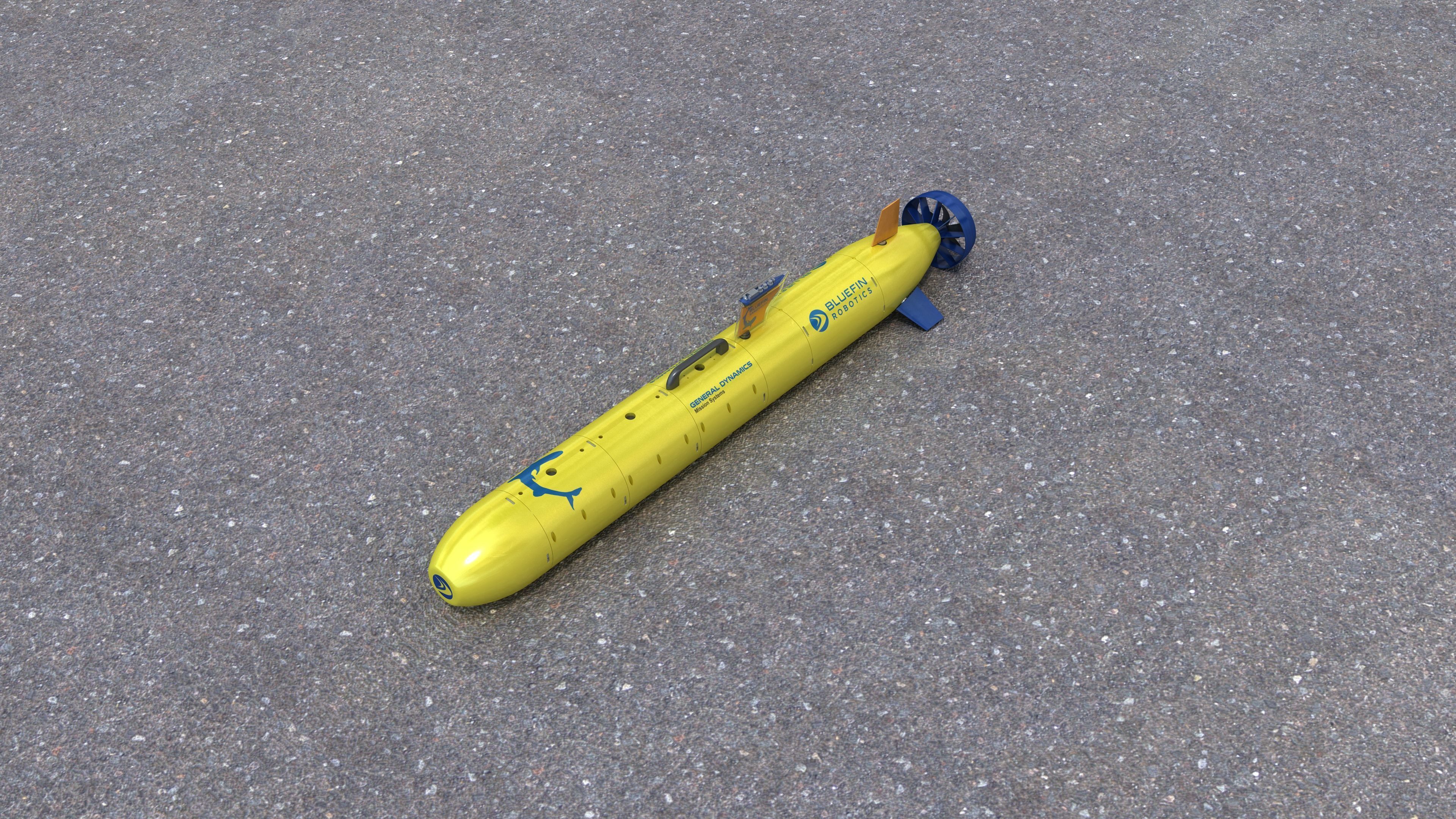 Bluefin SandShark AUV 3D model_6